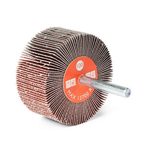 A/O ABRASIVE FLAP WHEELS WITH SPINDLE - CTA Calflex