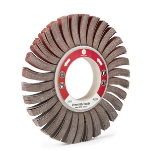 ABRASIVE SPACED FLAP WHEELS WITH HOLE - CTA Calflex
