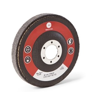 Unitized fiber backing discs