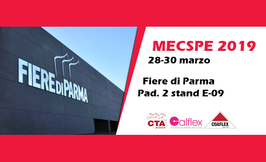 MECSPE 2019 Cta Calflex in Evidenza