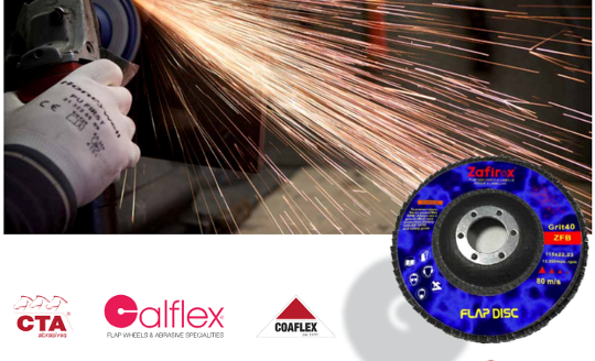 Dischi lamellari zafirox Cta Calflex - Abrasivi Industriali professionali