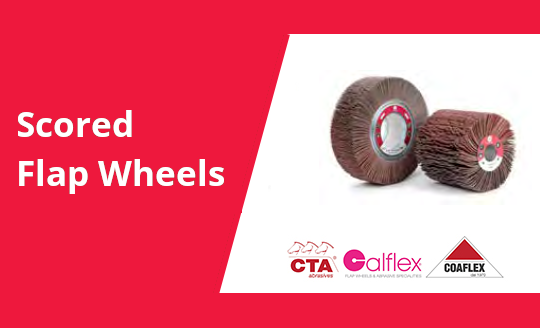 Scored Flap Wheels Cta Calflex - Abrasivi Industriali professionali